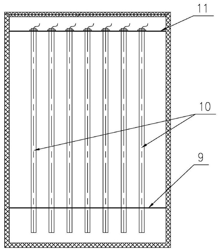 Single-channel multilayer coil pipe type phase change heat storage device