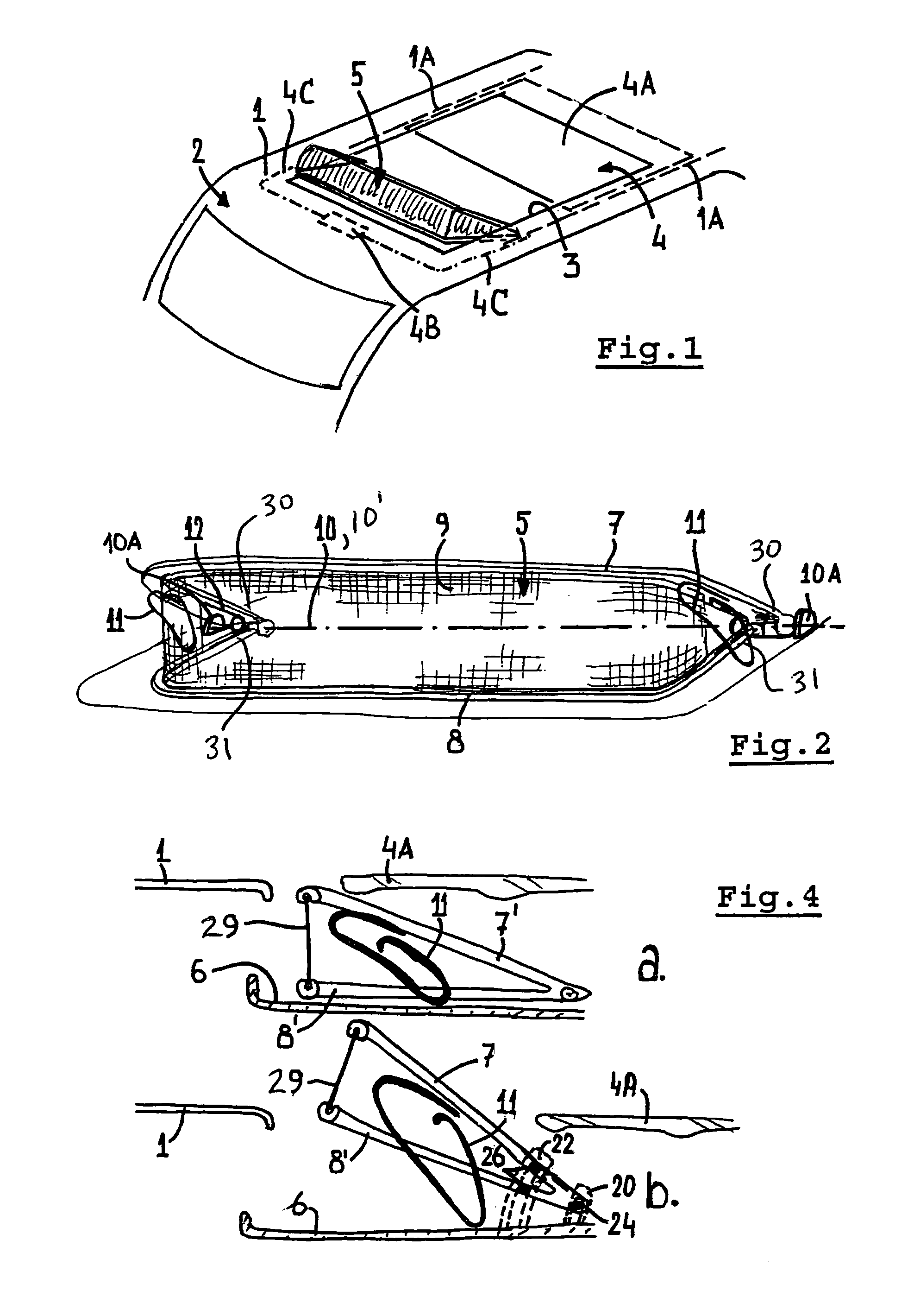 Wind deflector and open roof construction provided therewith