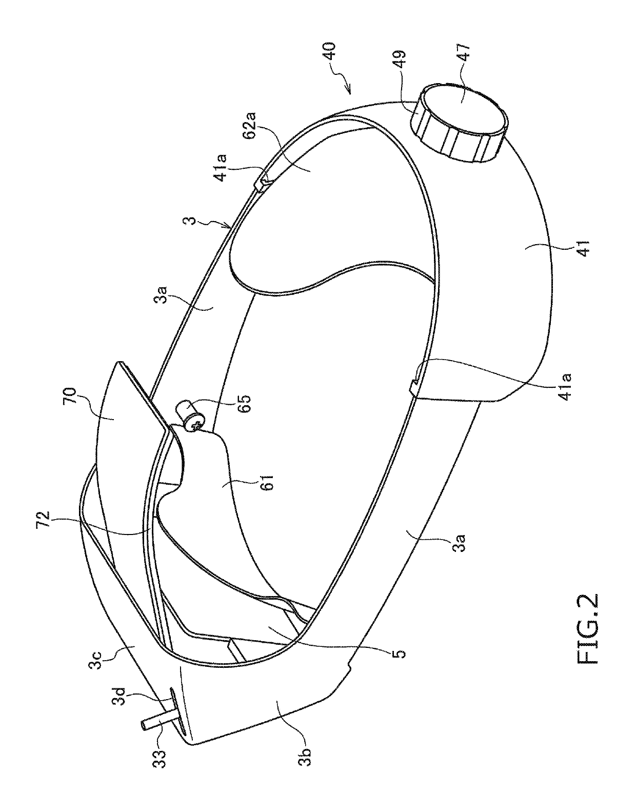 Head-mounted type lighting device