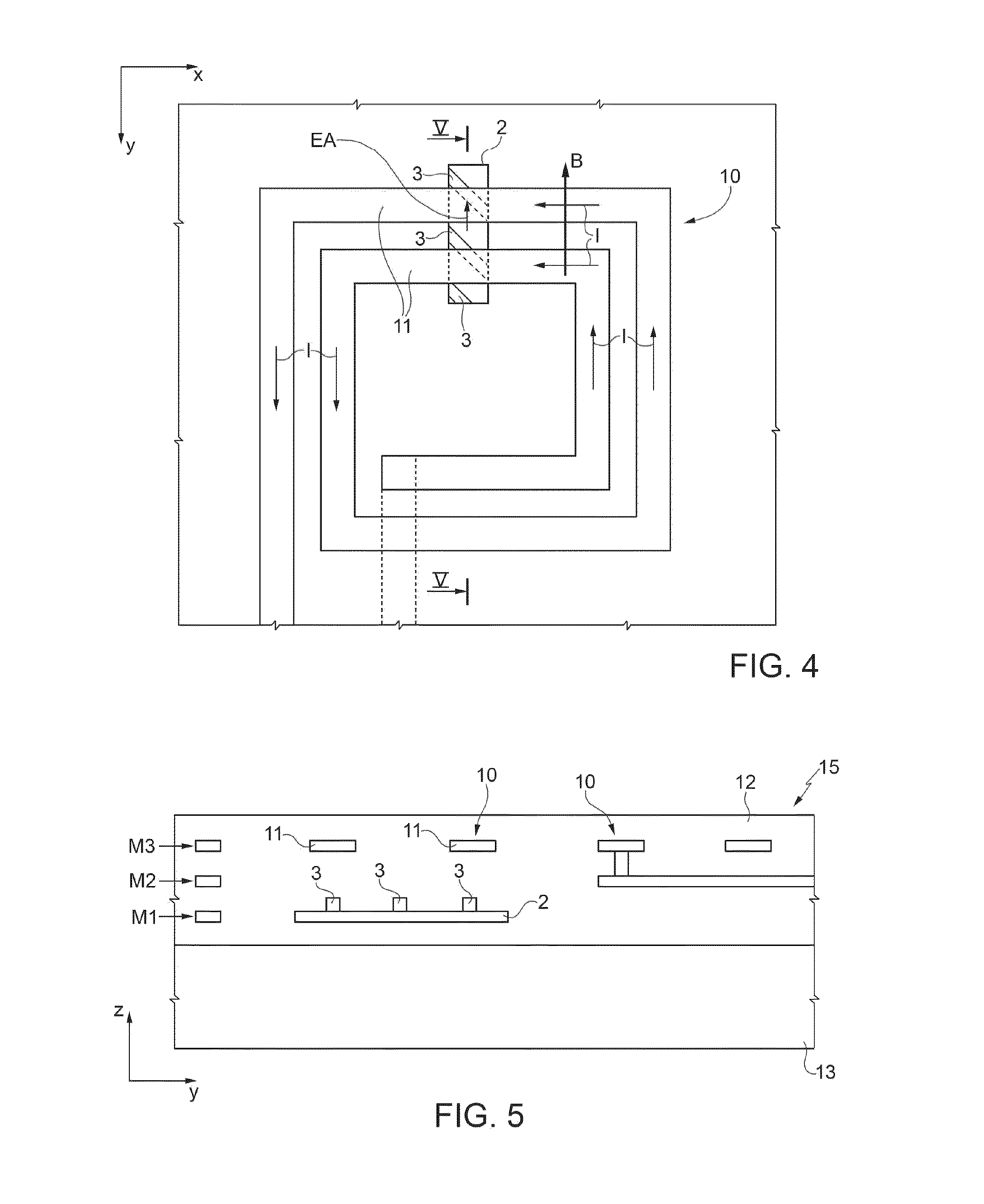 Low-consumption, amr-type, integrated magnetoresistor