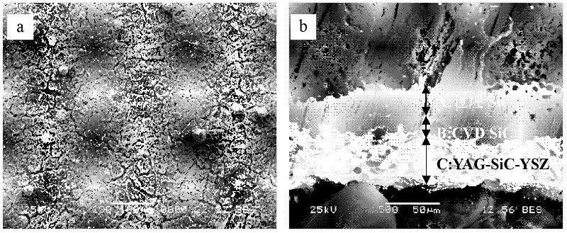 Long-term high-temperature oxidation-resistant multi-element composite ceramic coating for carbon/carbon composite material and preparation and application methods thereof