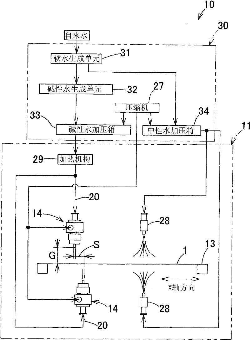 Method and apparatus for cleaning metal plate and spray nozzle for cleaning metal plate