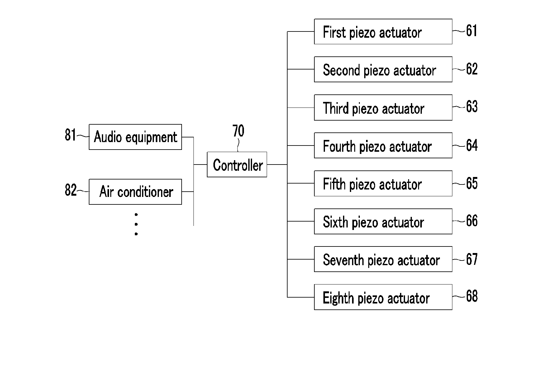 Curved display apparatus with safety button