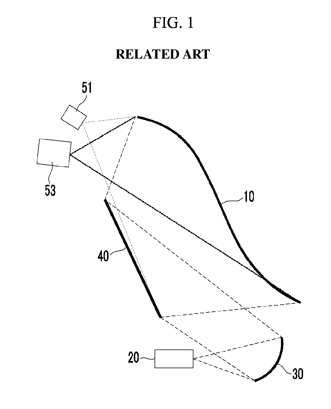 Curved display apparatus with safety button