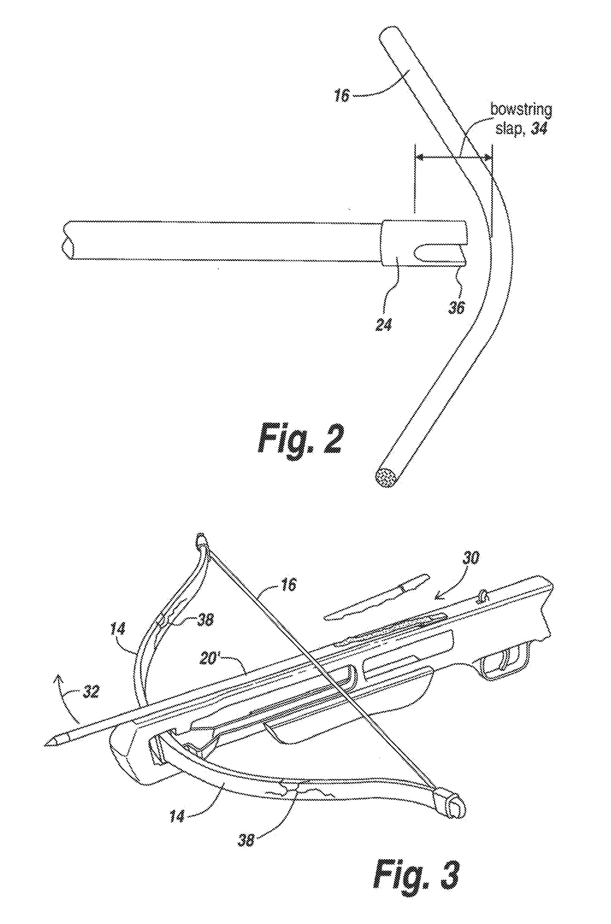 Vibration damping nock construction