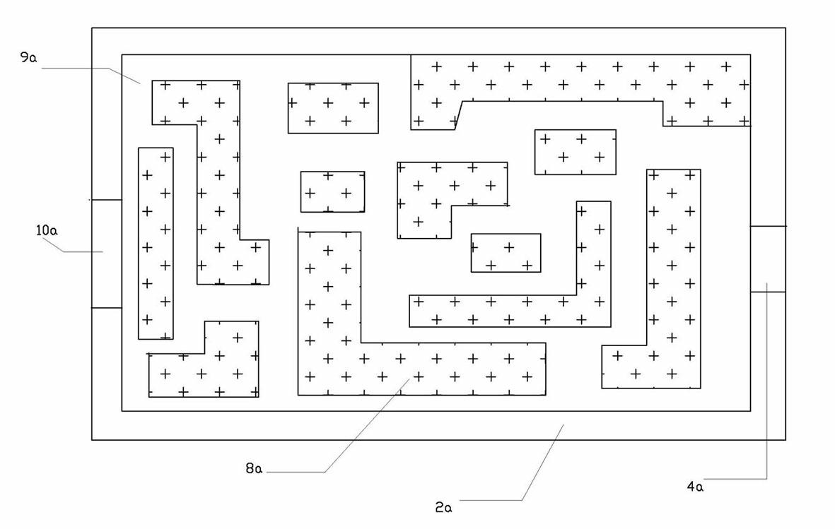 Interactive sea-buckthorn crop recreation facility and application method thereof