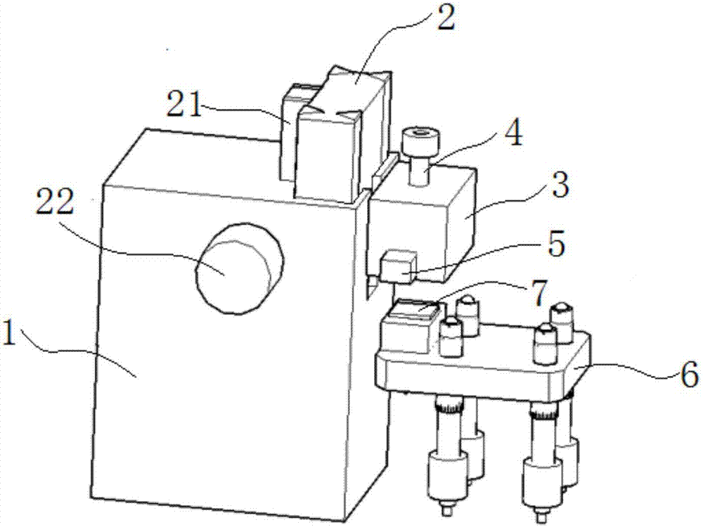 Device for butted splicing of annular support grid and section sample for transmission electron microscope