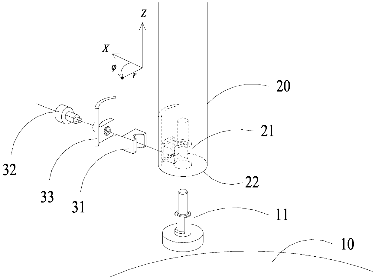 A support structure and electronic device