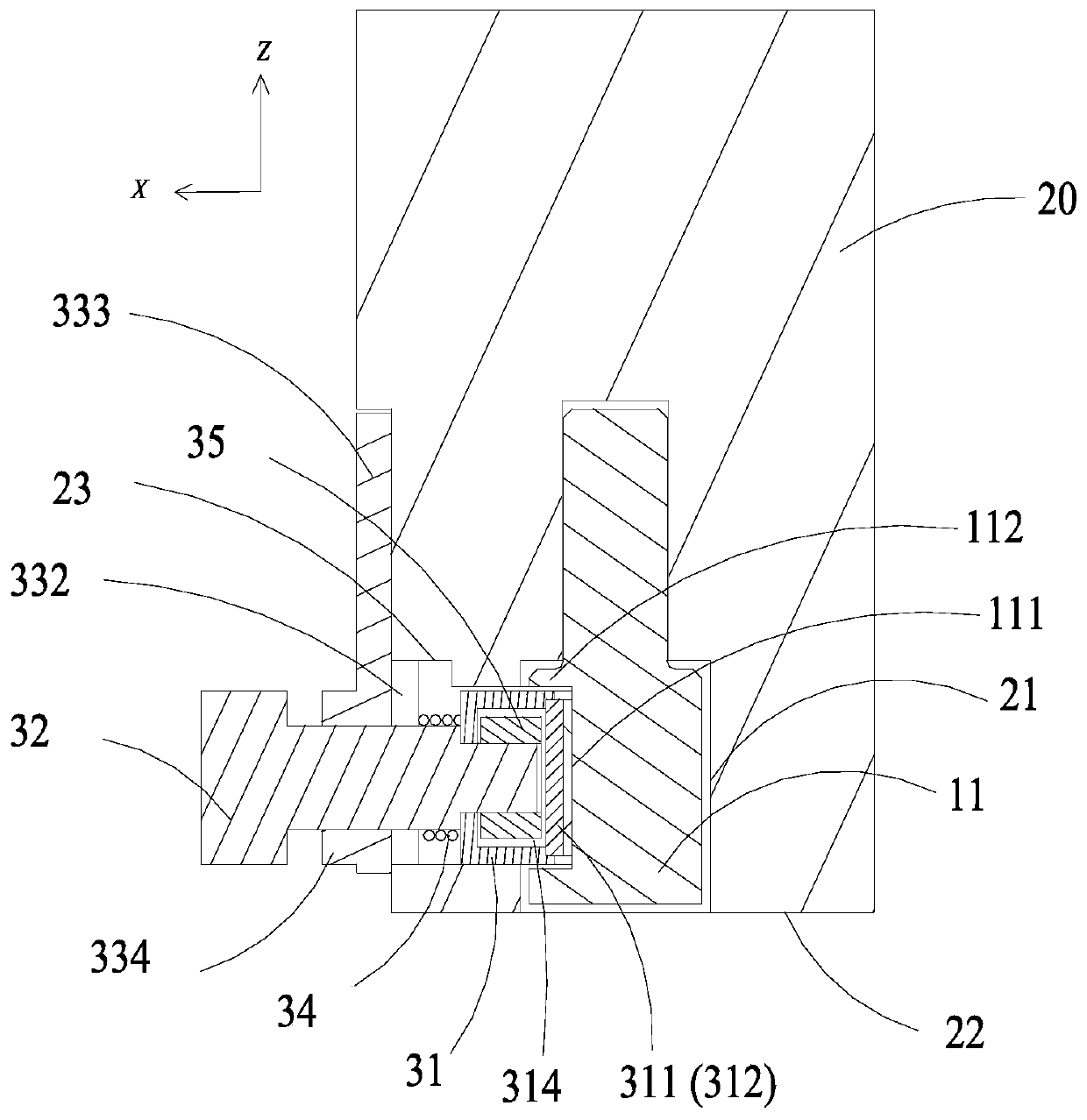 A support structure and electronic device