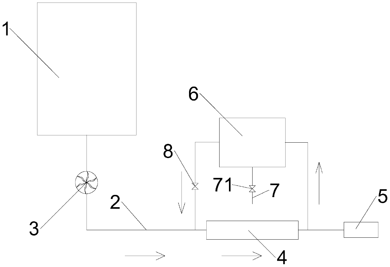 Water purifier, water purifying equipment and emptying method