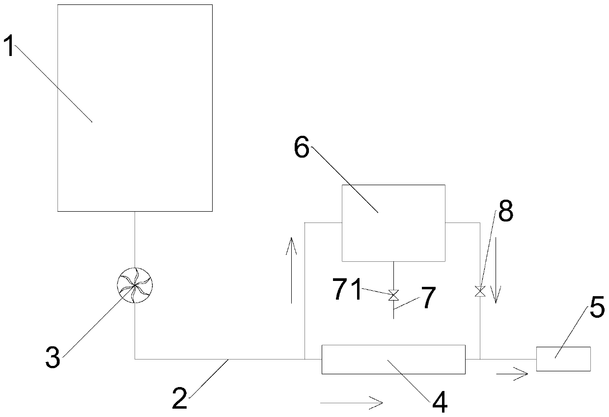 Water purifier, water purifying equipment and emptying method