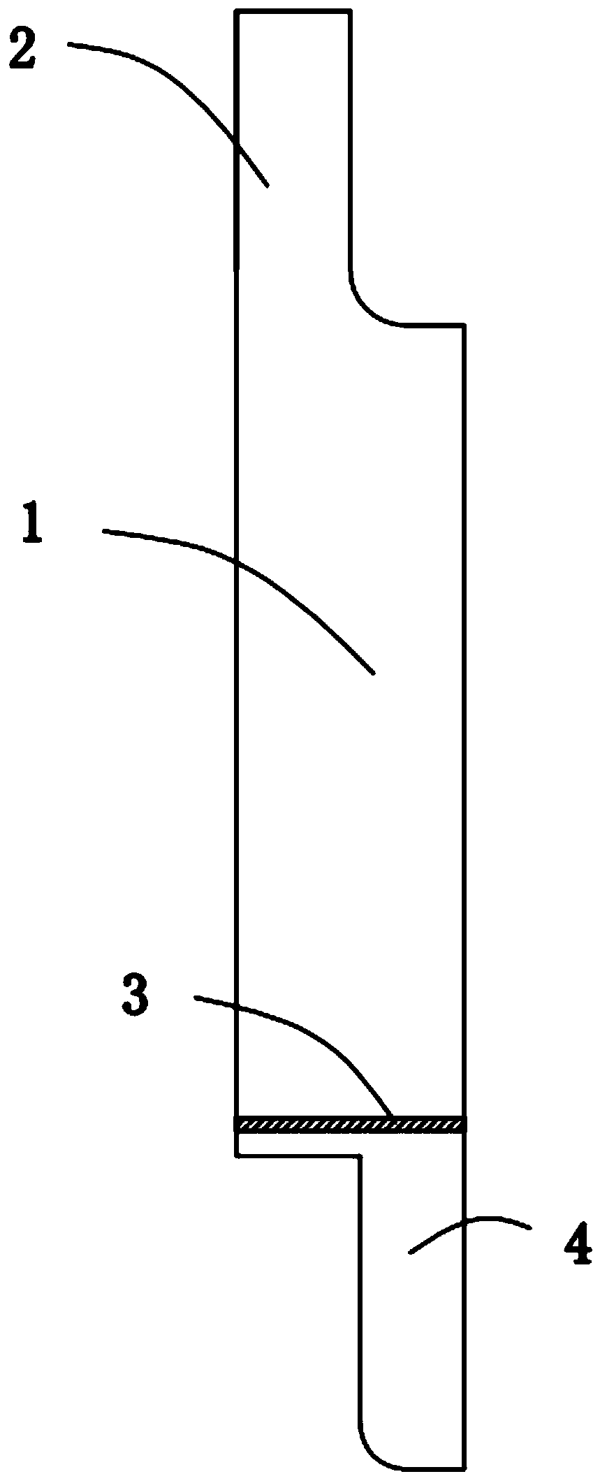 Long tail dump type separating and classifying garbage bag