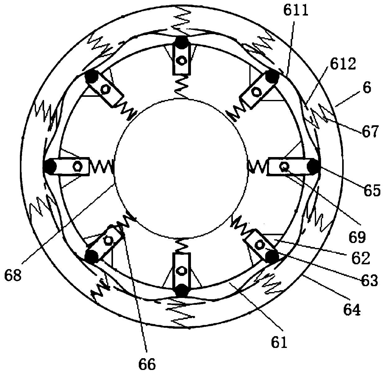 Anti-collision protection device for laser welding of swing head