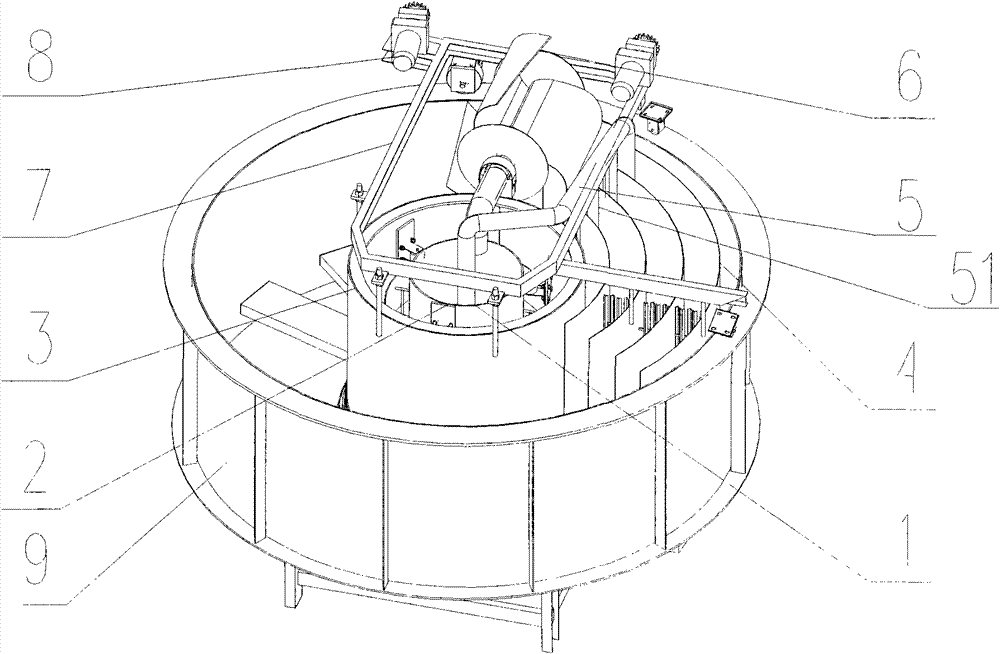 Shallow layer flotation machine for industrial wastewater treatment and treatment process thereof