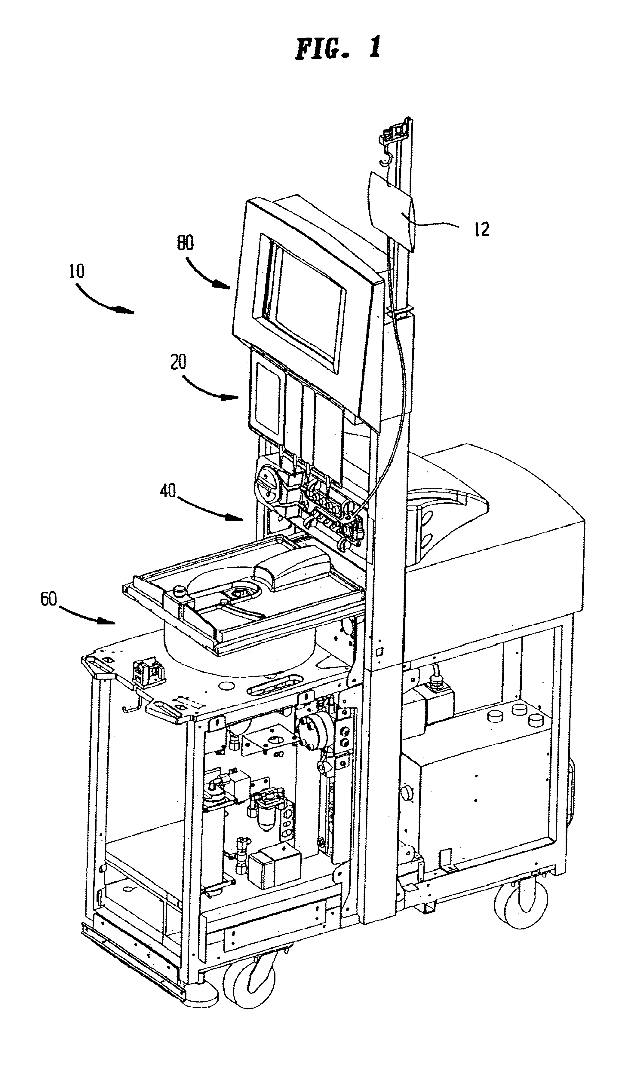 Biological processing apparatus for expressing fluid material