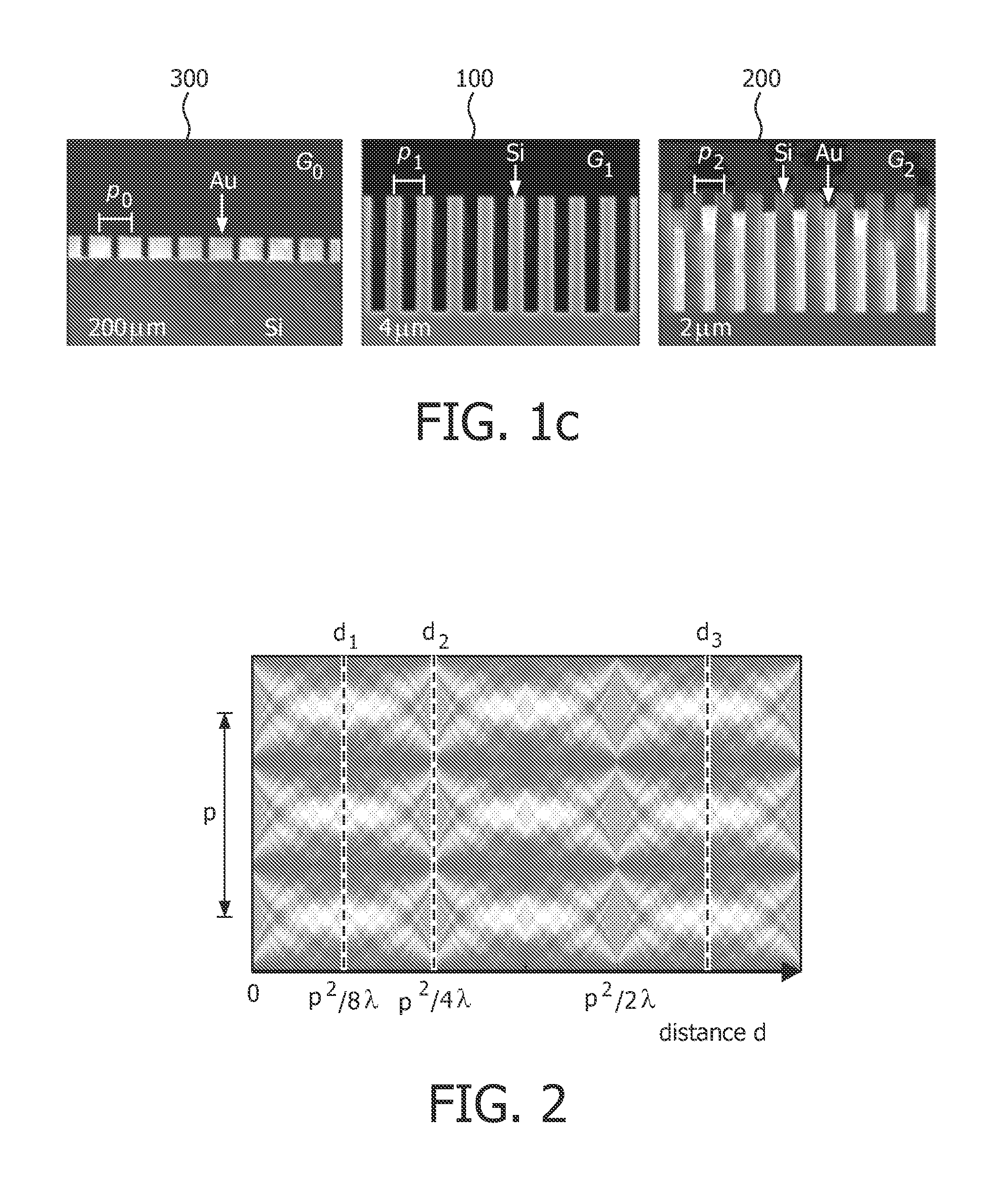 Tilted gratings and method for production of tilted gratings