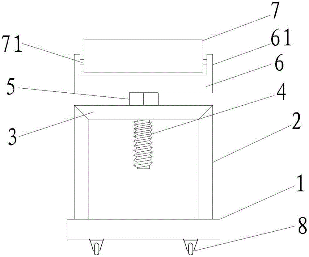 Adjustable transmission rack for feeding of cutter