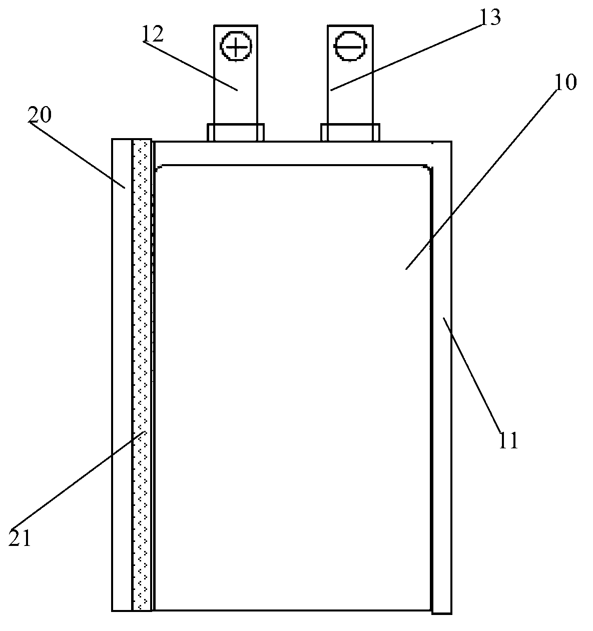 Side edge folding method of lithium ion battery