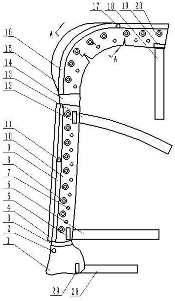 Orthopaedic combined dressing