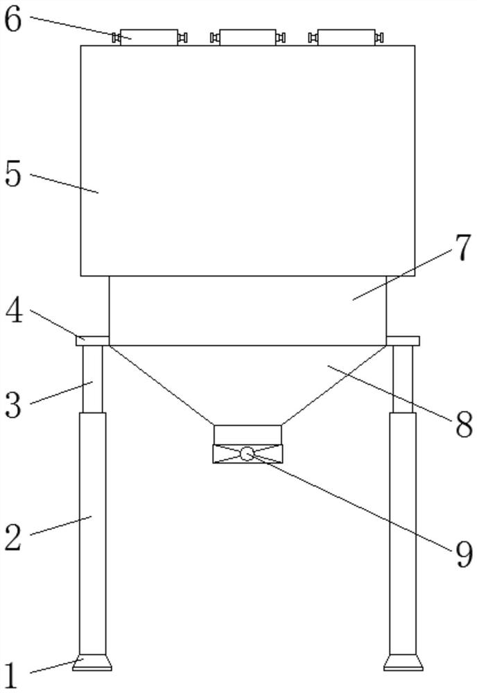 Large circulating fluidized bed boiler combined deslagging device