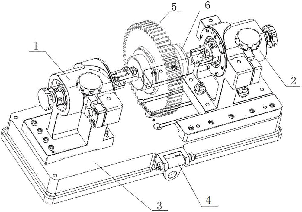 Device for measuring runout of rotating member