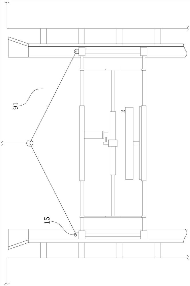 A test method for container ship cargo hold guide rail based on test device