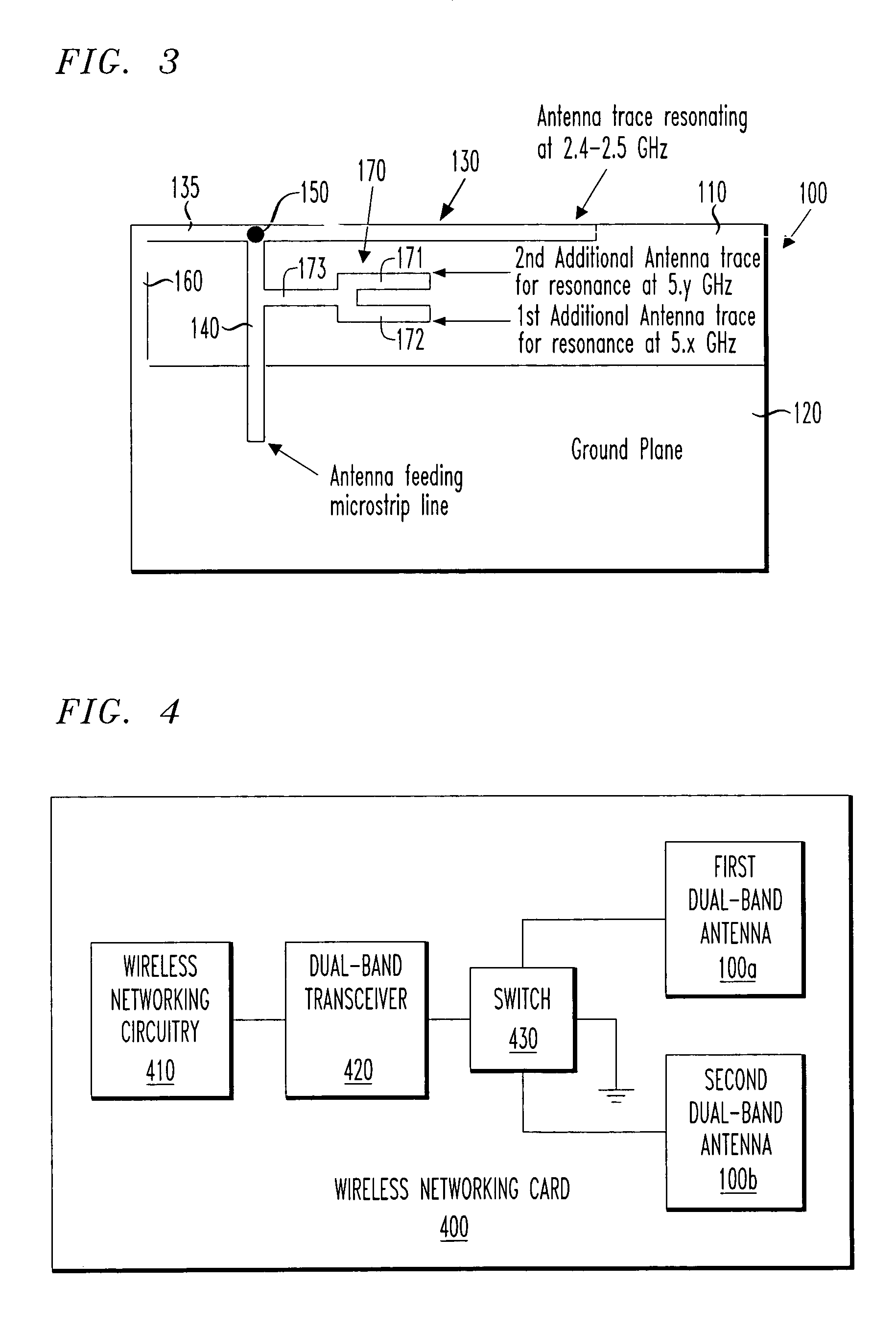 Dual-band antenna for a wireless local area network device