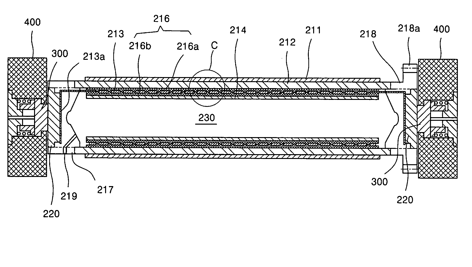 Fusing roller apparatus of electro-photographic image forming apparatus, and a process of manufactuing a fusing roller apparatus