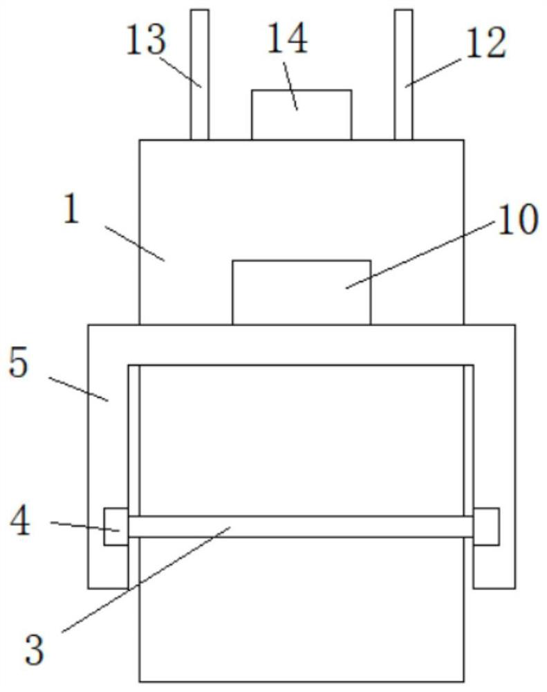 A waste collection device for a cnc high-speed machining center