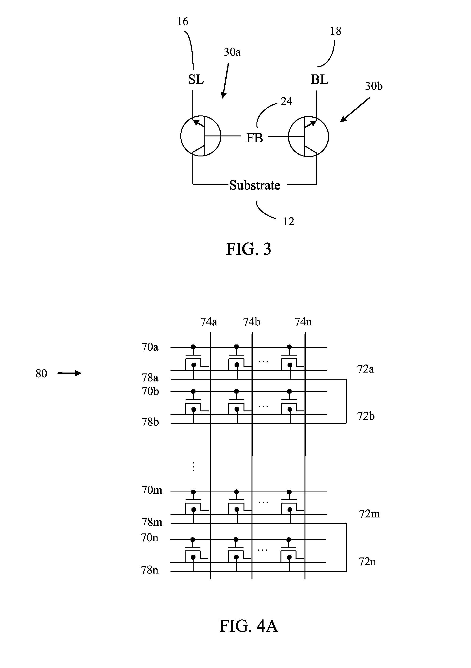 Semiconductor Memory Device Having Electrically Floating Body Transistor, Semiconductor Memory Device Having Both Volatile and Non-Volatile Functionality and Method of Operating