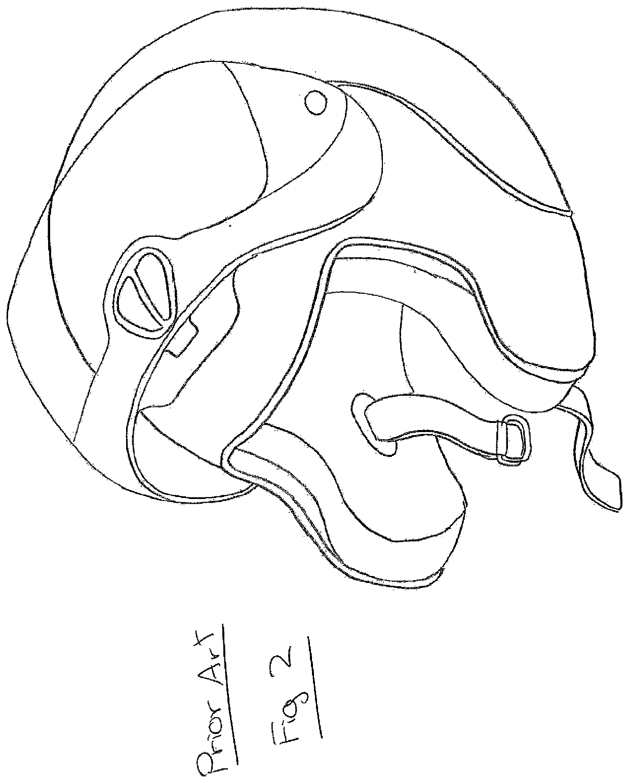 Helmet with cheek pads and method for the use thereof