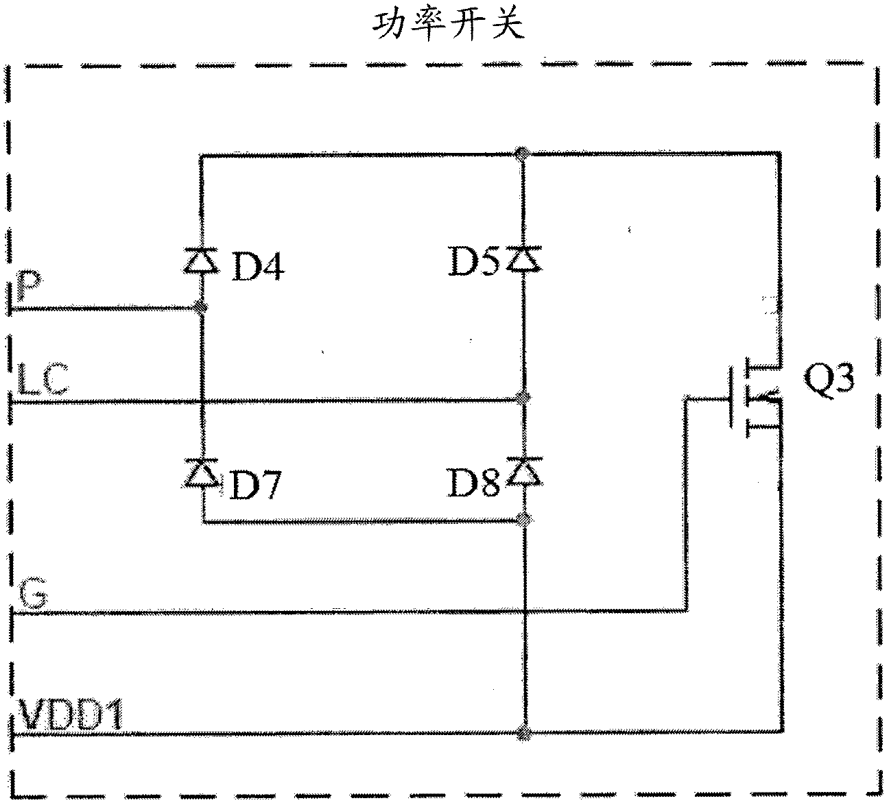 Dimmer and switch suitable for driving a capacitive or complex capacitive-esistive load such as liquid crystal film