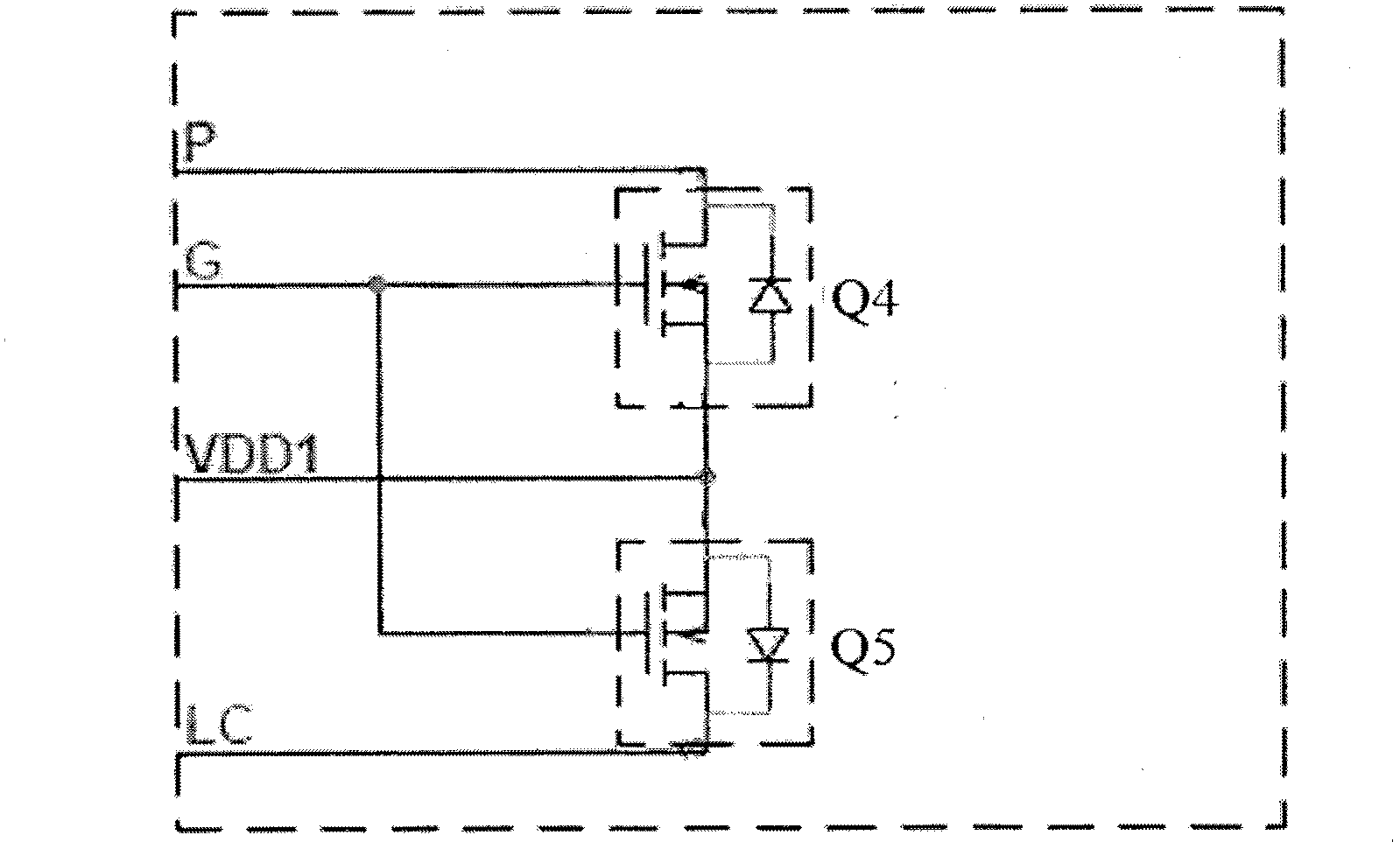 Dimmer and switch suitable for driving a capacitive or complex capacitive-esistive load such as liquid crystal film