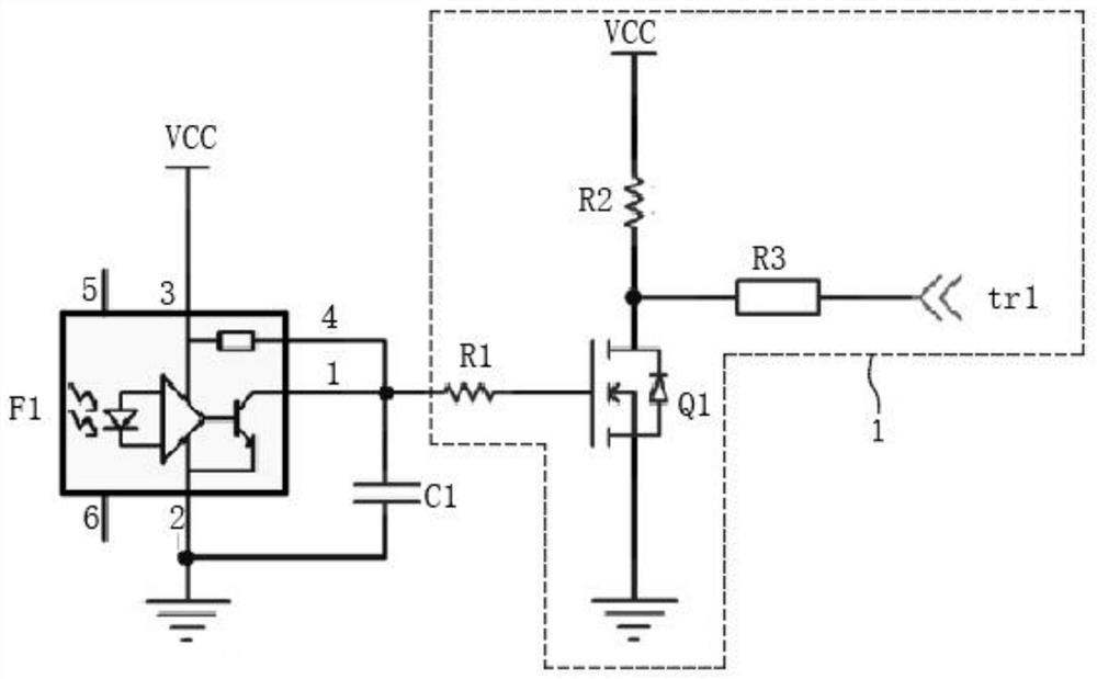 A device for triggering an excimer laser