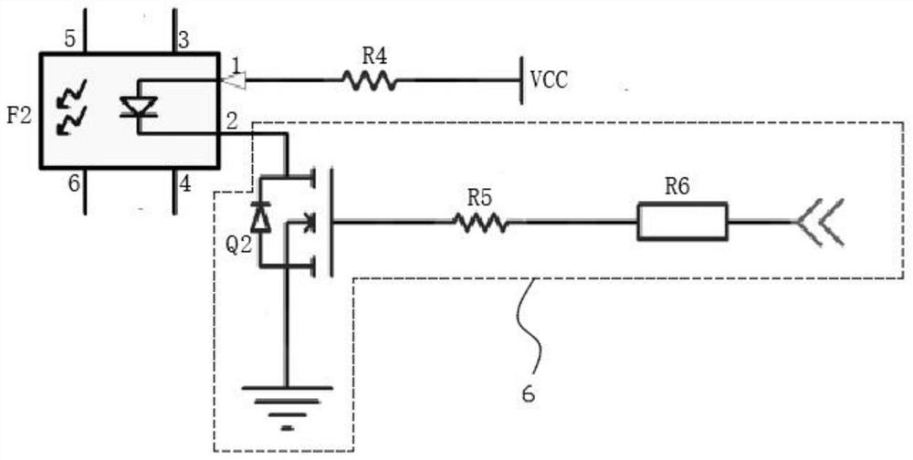 A device for triggering an excimer laser