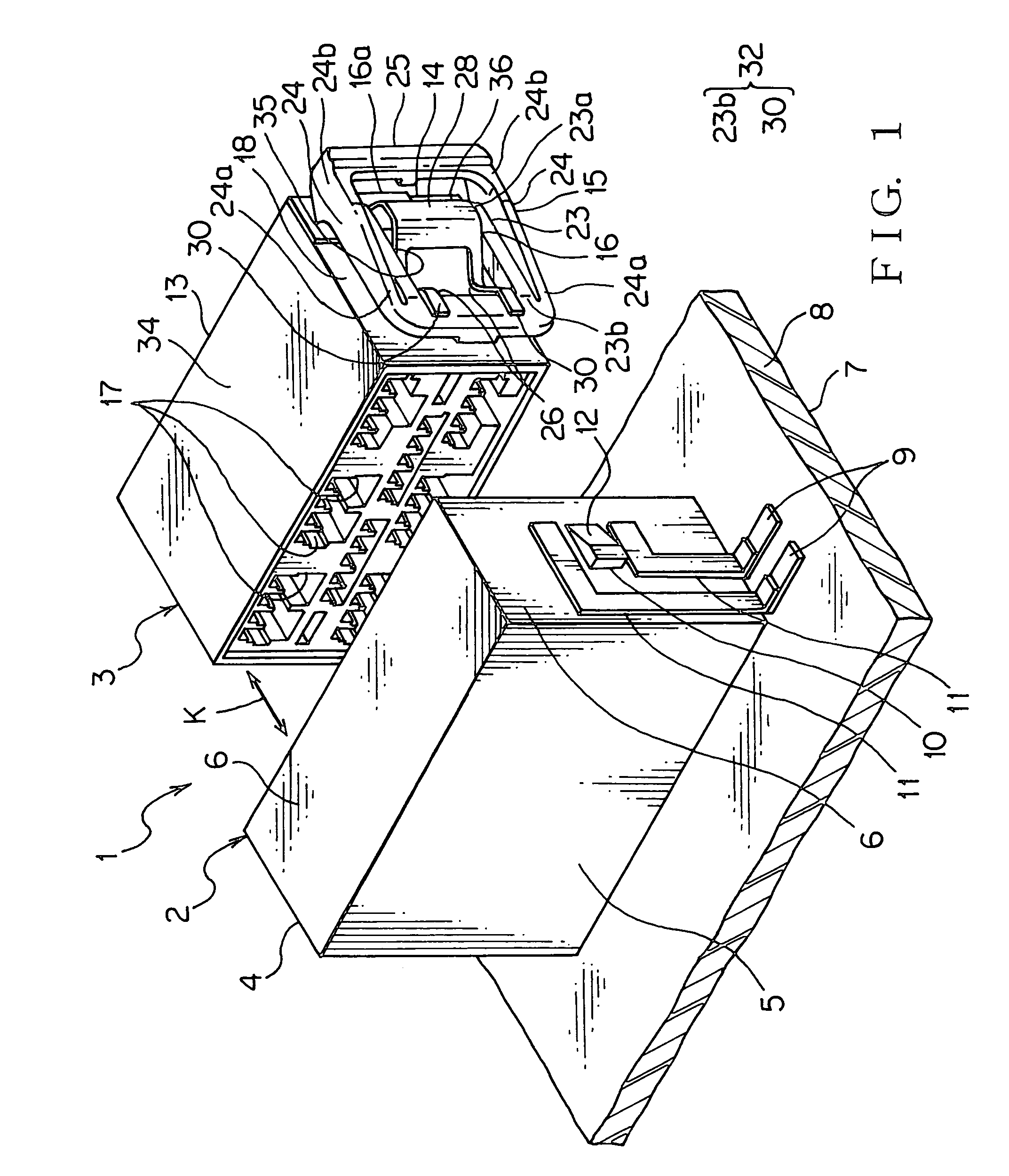 Connector system having a connection detecting mechanism