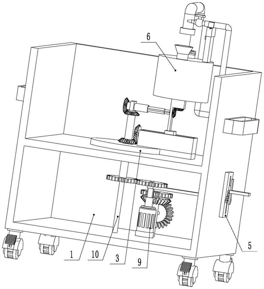 Flushing device for ophthalmic nursing