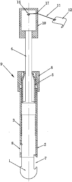 Self-assisted retractor for surgical operation
