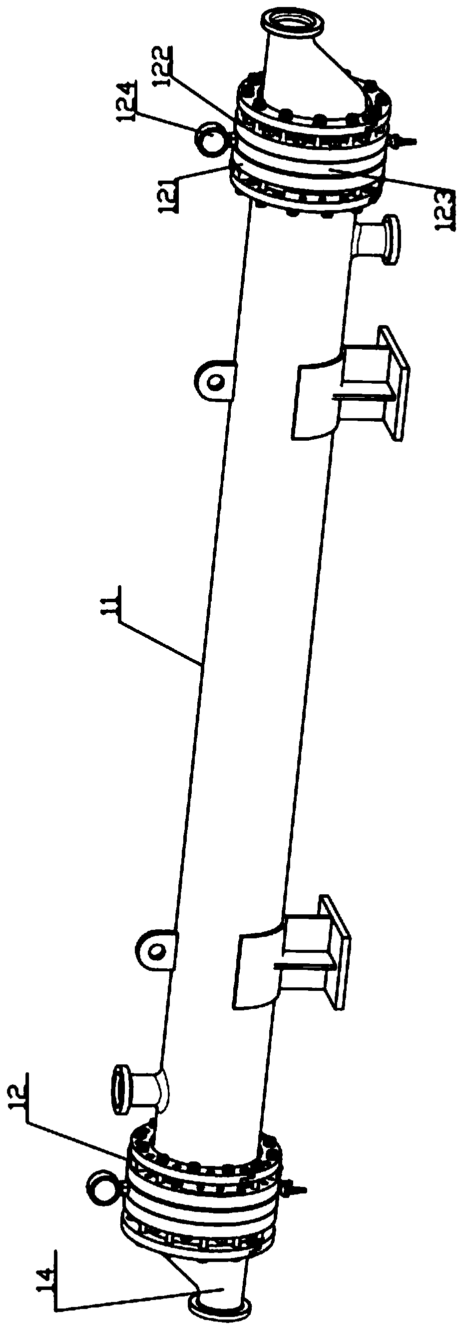 Double-effect heat exchange system capable of reducing cold-hot impact