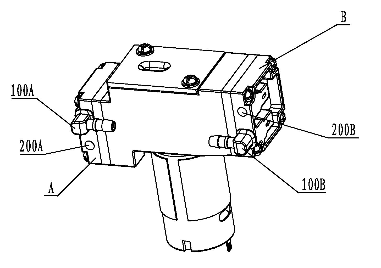 Vacuum Air Pump and Glass-Wiping Apparatus