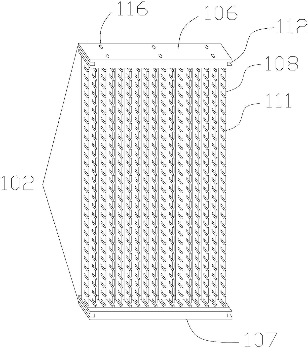 Composite grid-type air purifying filter core