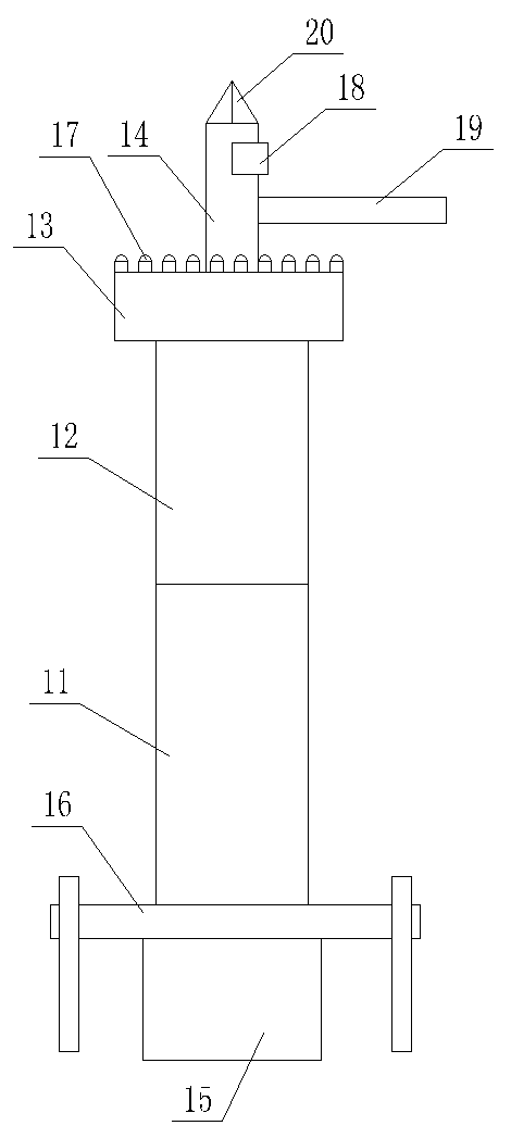 Combined insulating operating rod