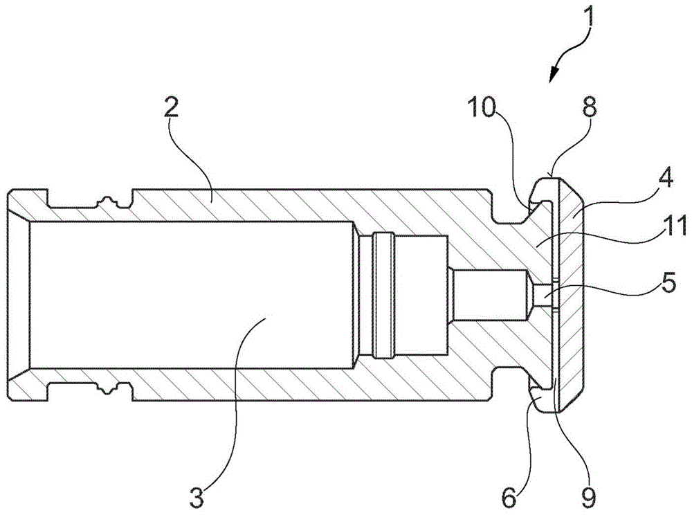 Piston for a hydraulic mechanism tensioning device, with a venting device