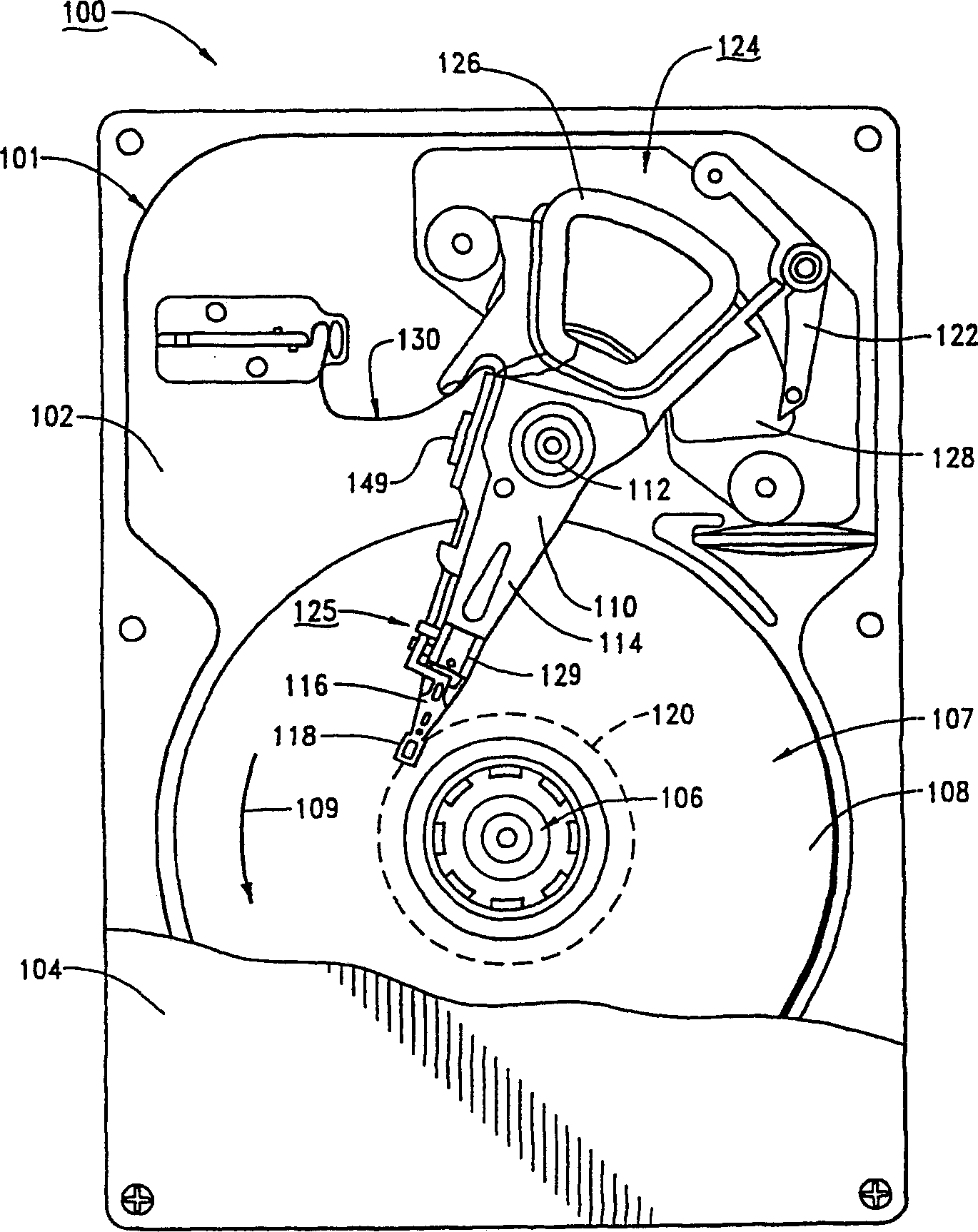 Adaptive H-infinity hardware controller for disc drive actuator control