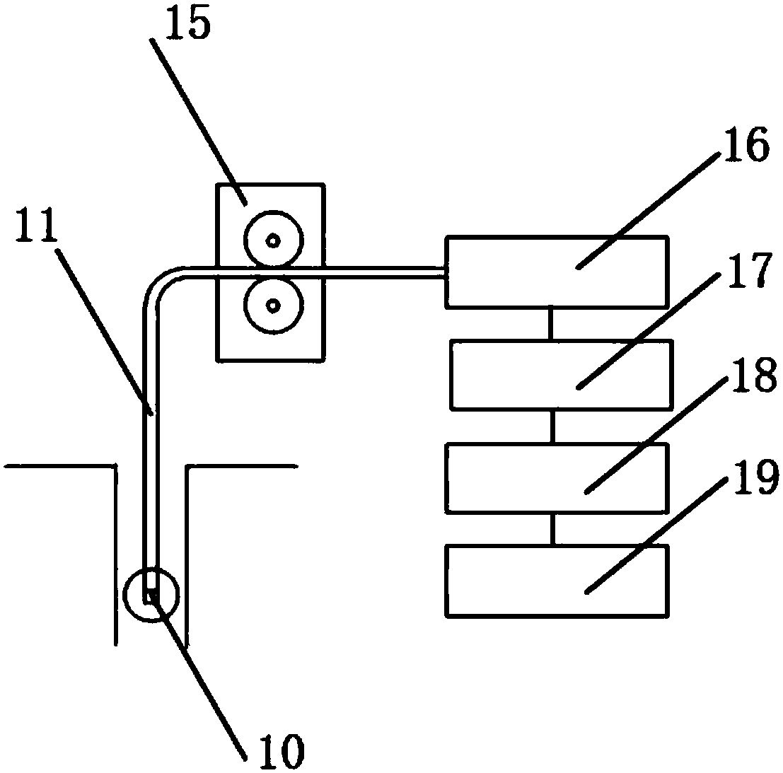 Device for real-time measurement of energy spectrum of neutrons in reactor