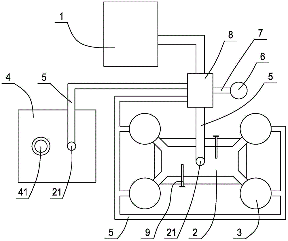 A kind of smelting reduction method of ilmenite-containing external combustion coal