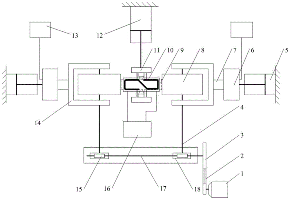 Ultrasonic-assisted radial gear rolling forming device