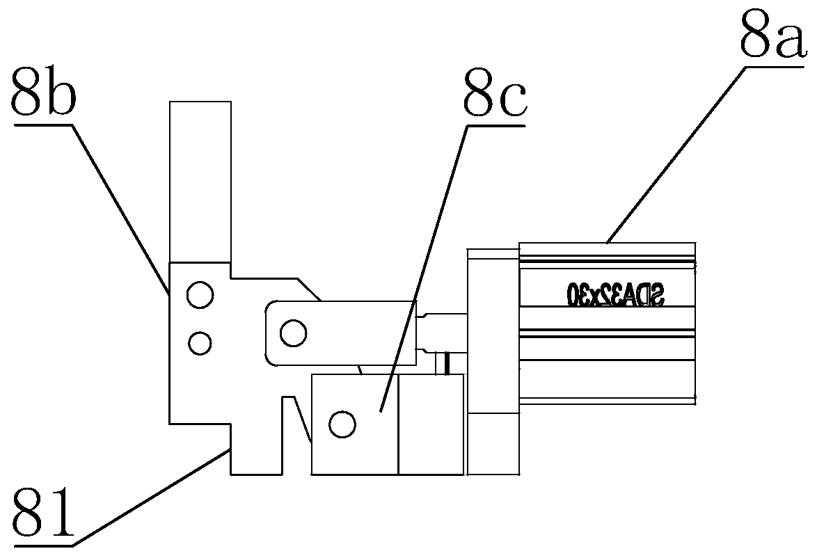 Welding fixture for bracing steel wire in the frame of six-point seat cushion