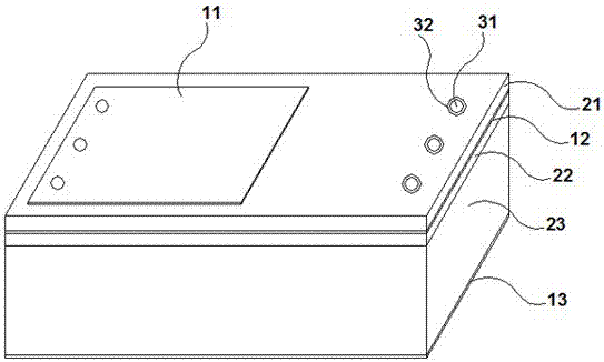 Mini ultrahigh-frequency anti-metal electronic label and manufacturing method thereof