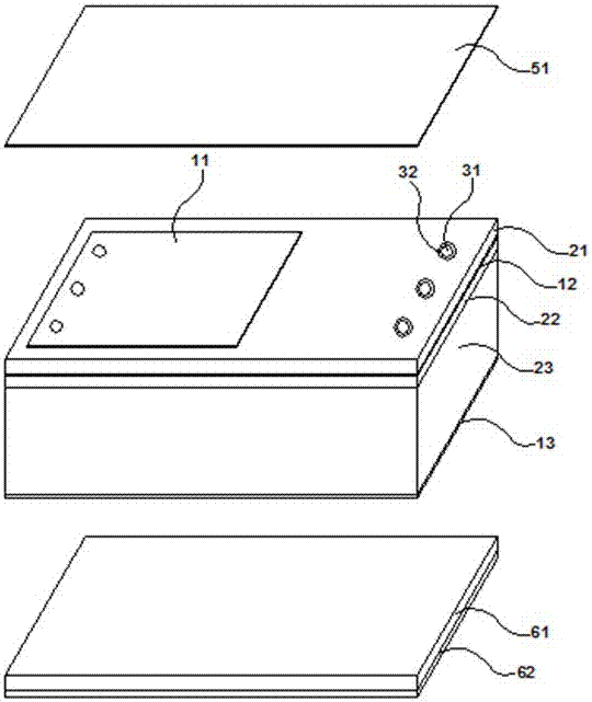 Mini ultrahigh-frequency anti-metal electronic label and manufacturing method thereof